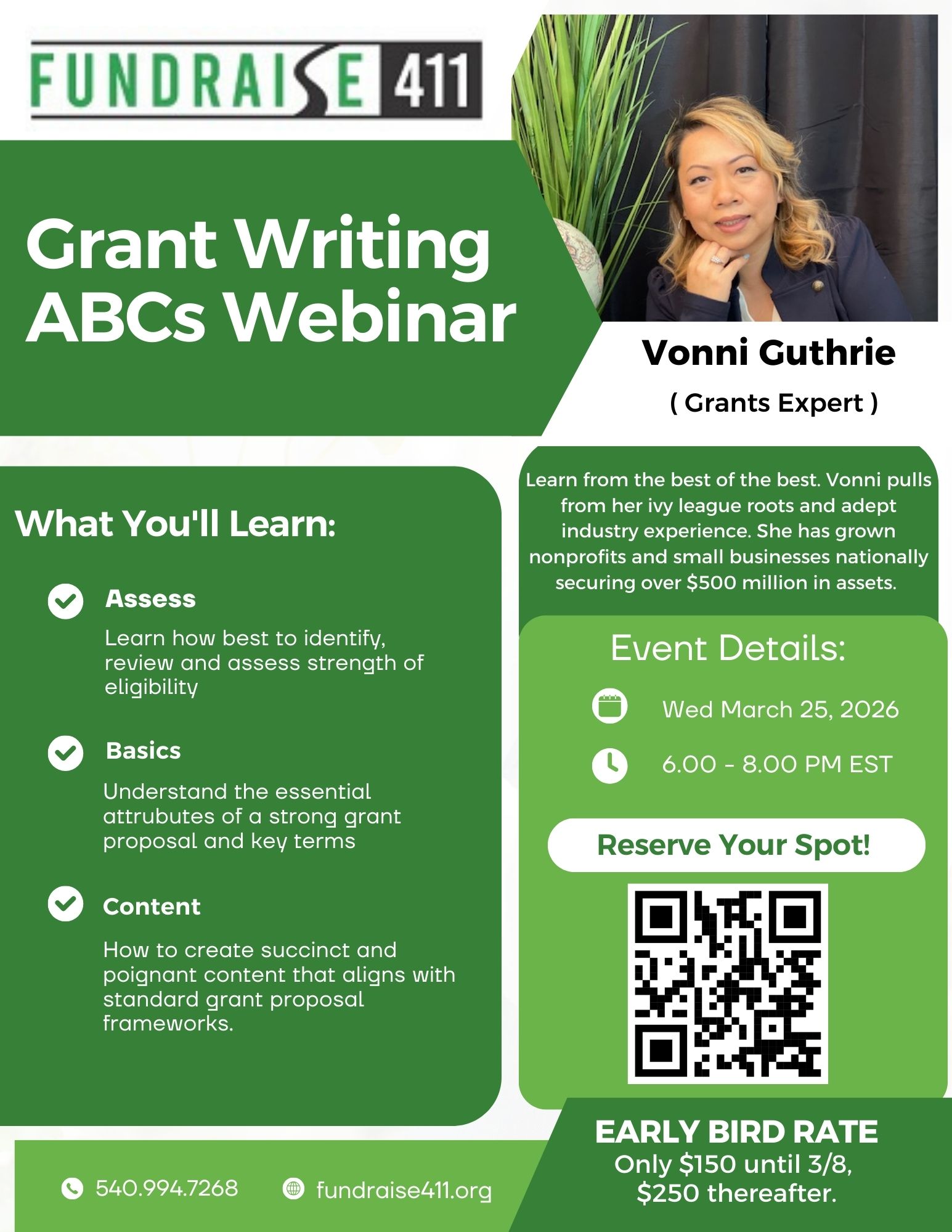 Green and White Modern Minimalist Weekend Gardening Workshop Flyer (2)